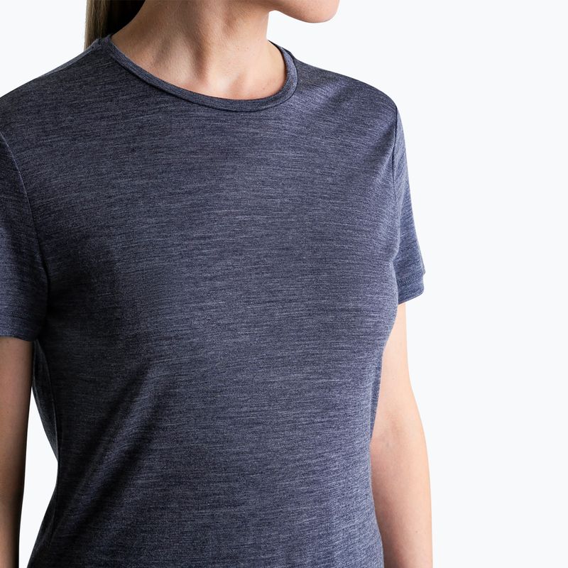 Tricou de trekking pentru femei icebreaker Merino 125 Cool-Lite Sphere III SS Tee midnight navy heather 4