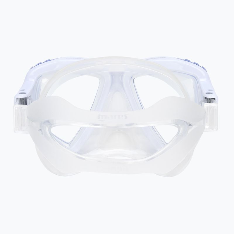 Mască de snorkeling Mares Trygon transparent și albastru marin 411262 5