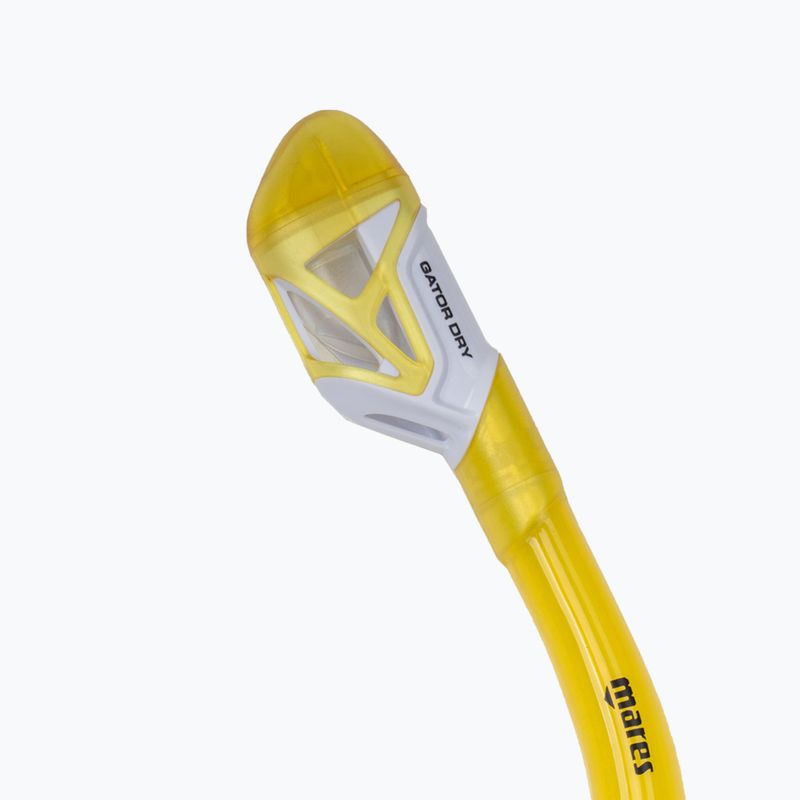 Mares Gator Dry snorkel galben 411522 2