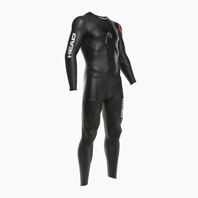 HEAD Ow Shell FS 3.2.2 BKOR costum de neopren pentru bărbați pentru triatlon negru/portocaliu 452653