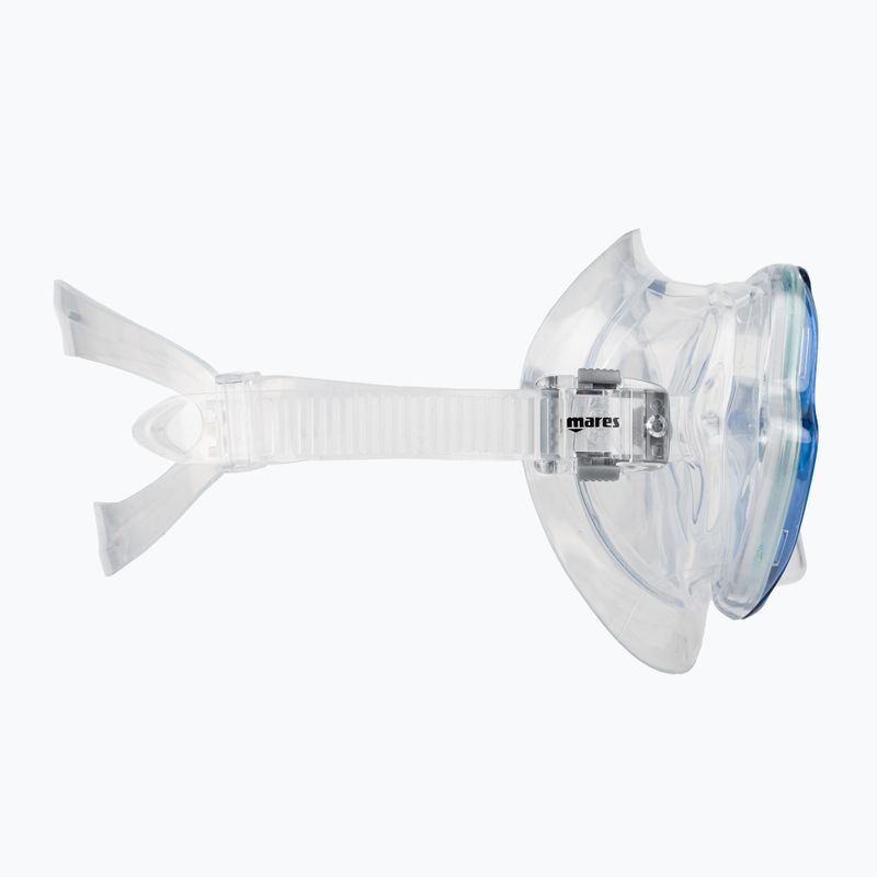 Mască de snorkeling Mares Pure Vision albastru transparent 411217 3