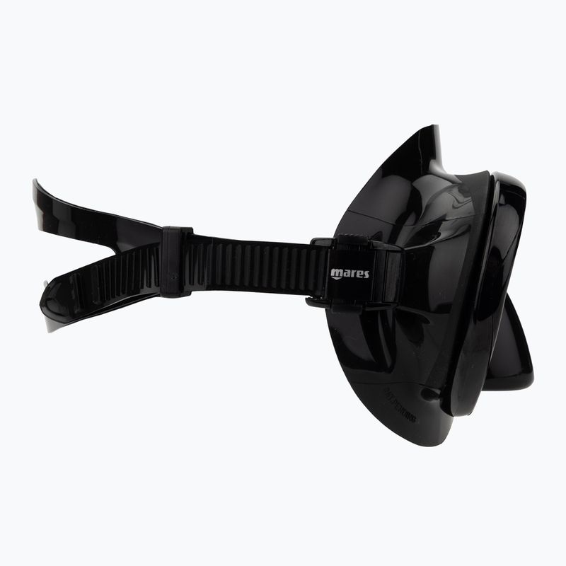 Mască de snorkeling Mares Vento black/black 3