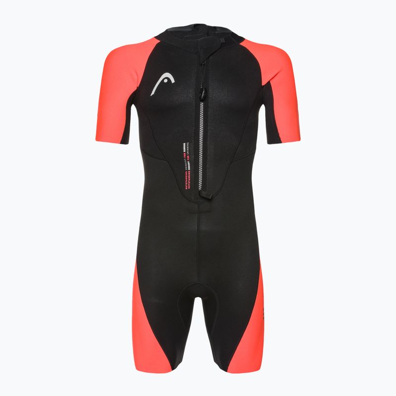 Costum de triatlon pentru bărbați HEAD SwimRun Multi Shorty 2.5 black/orange 2