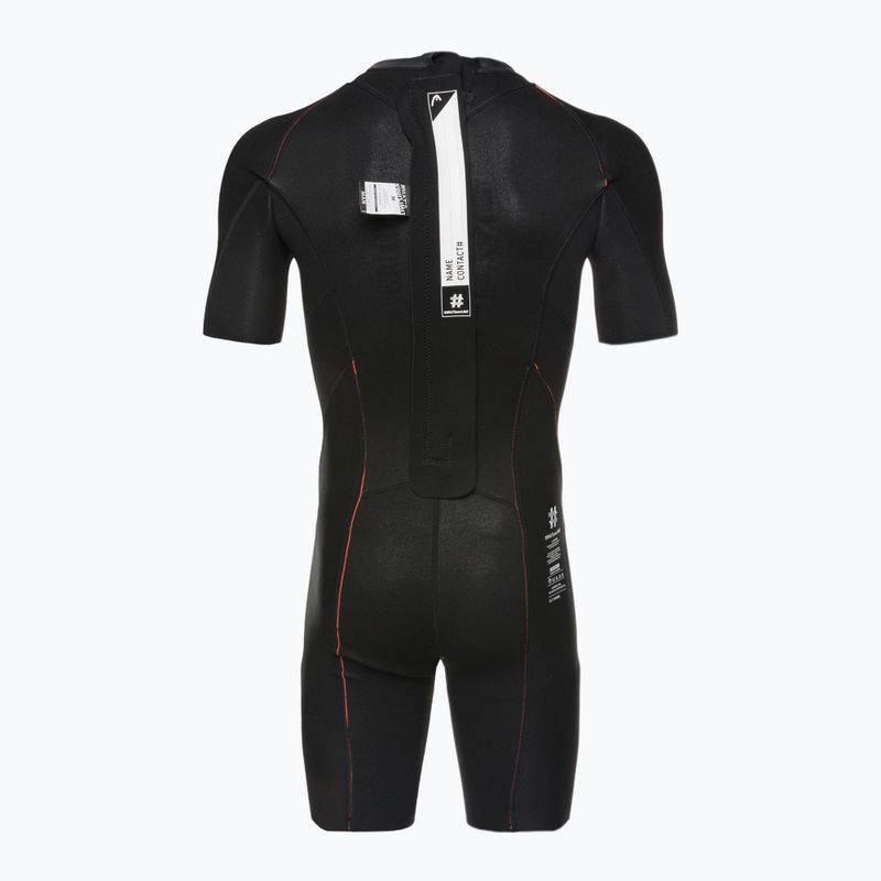 Costum de triatlon pentru bărbați HEAD SwimRun Multi Shorty 2.5 black/orange 5