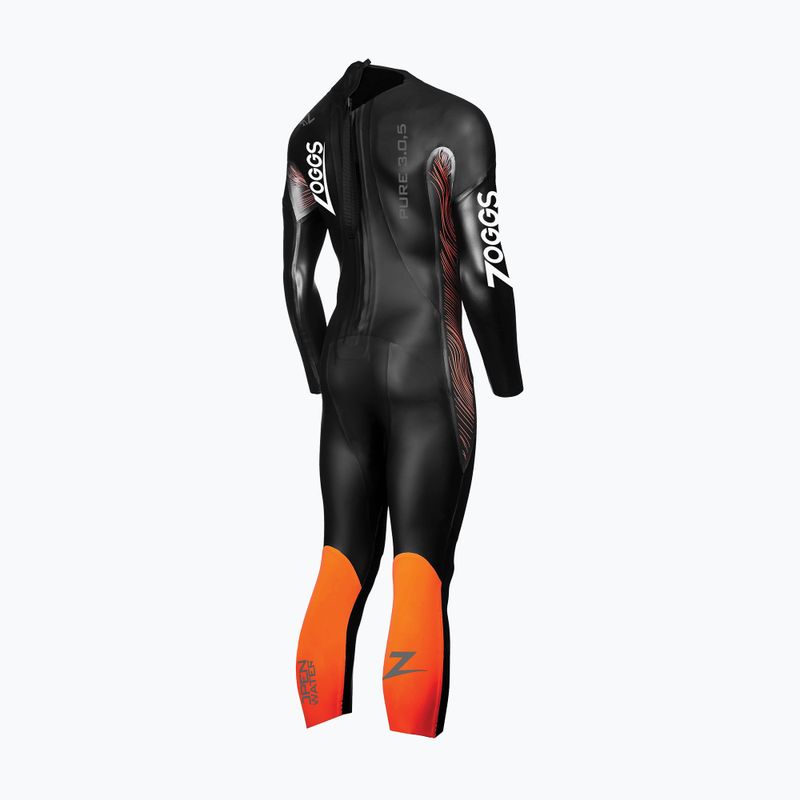 Spumă de înot pentru bărbați Zoggs Ow Pure Fs 3.0,5 mm 3/4 black 2