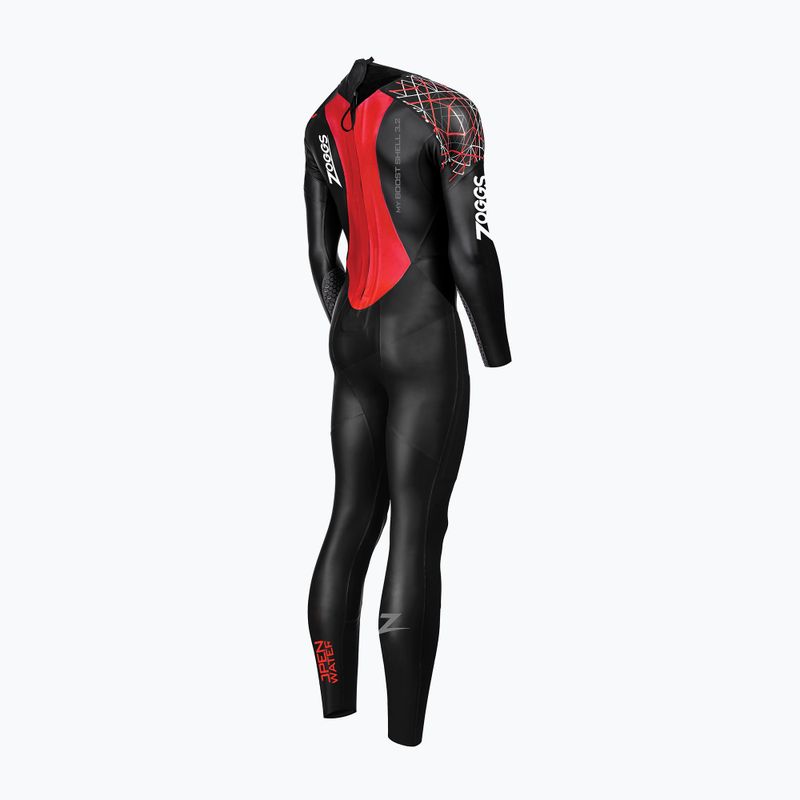 Spumă de înot pentru femei  Zoggs Ow Myboost Shell Fs 3.2 mm black/red 2