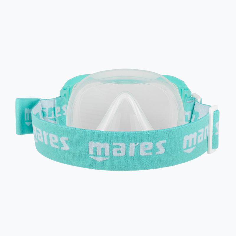 Mares Keewee mască de snorkel albastru transparent 411075 5