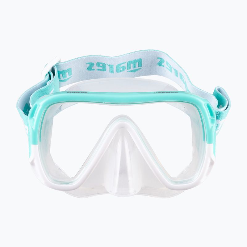 Mares Keewee mască de snorkel albastru transparent 411075 6