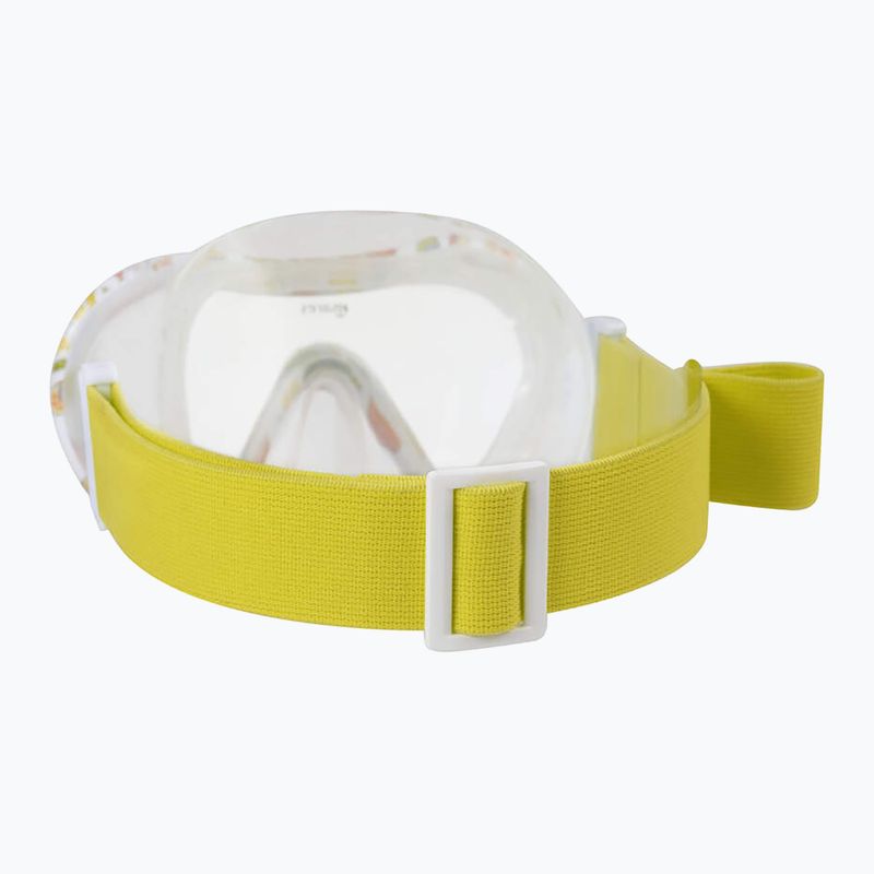 Set de snorkeling pentru copii Mares Combo Vitamin white/yellow/clear