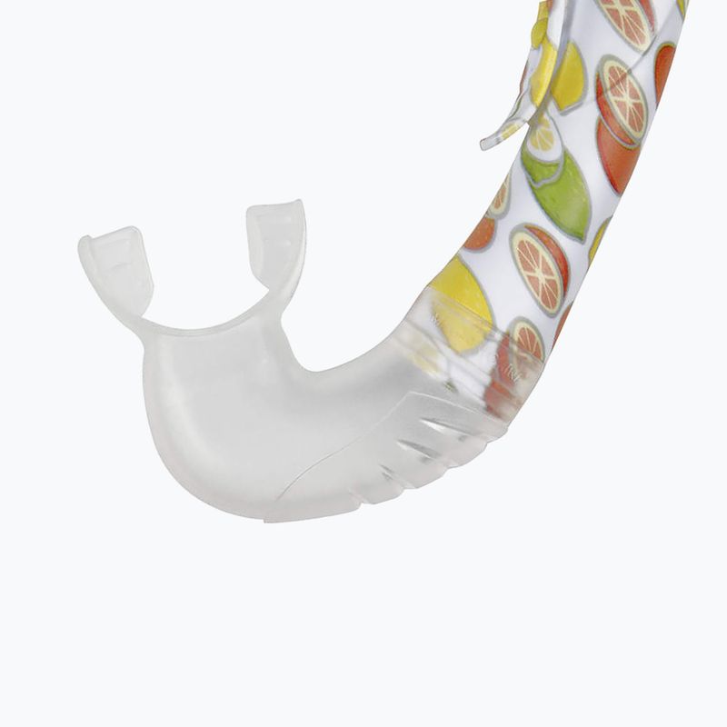 Set de snorkeling pentru copii Mares Combo Vitamin white/yellow/clear
