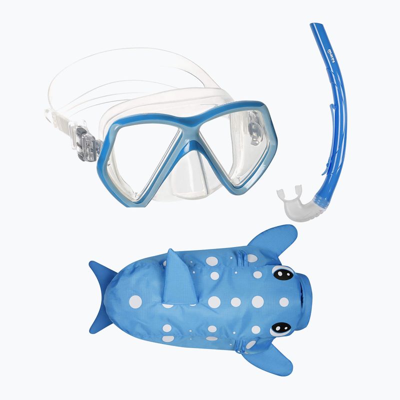 Set de snorkeling pentru copii Mares Combo Zoo blue 6