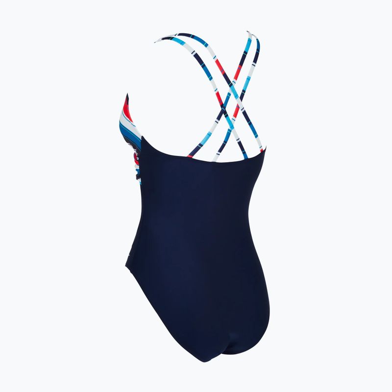 Costum de baie dintr-o piesă pentru femei Zoggs Seamarine Panel Crossback 2