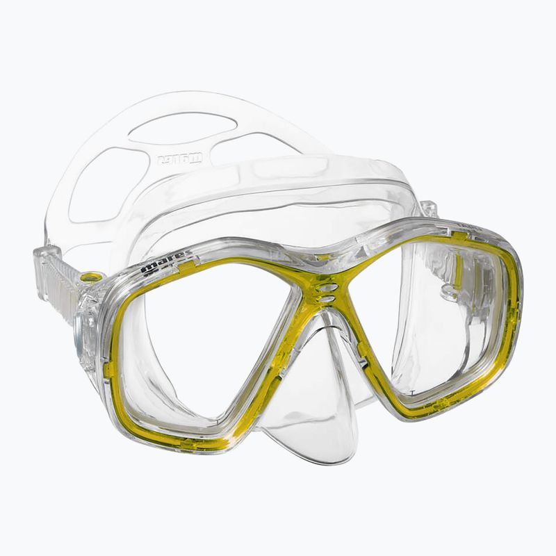 Set de snorkeling Mares Tapu yellow reflex/clear 2