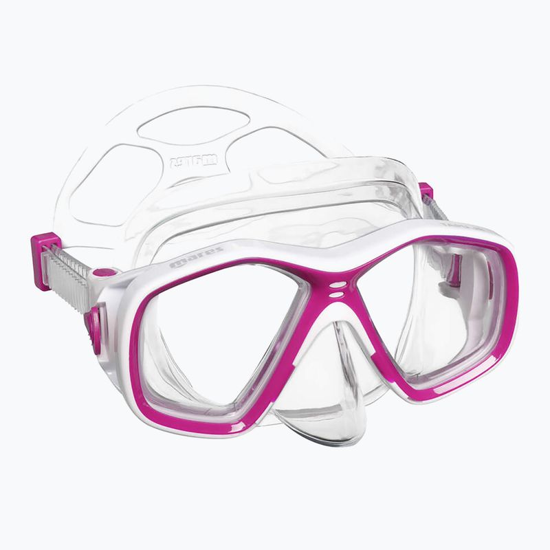 Set de snorkeling pentru copii Mares Tapu Jr pink/white/clear 2