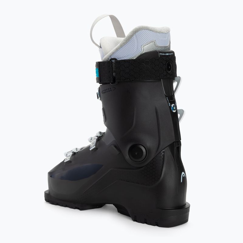 Ghete de schi pentru femei HEAD Edge Lyt 75 W HV negru/turquoise 2