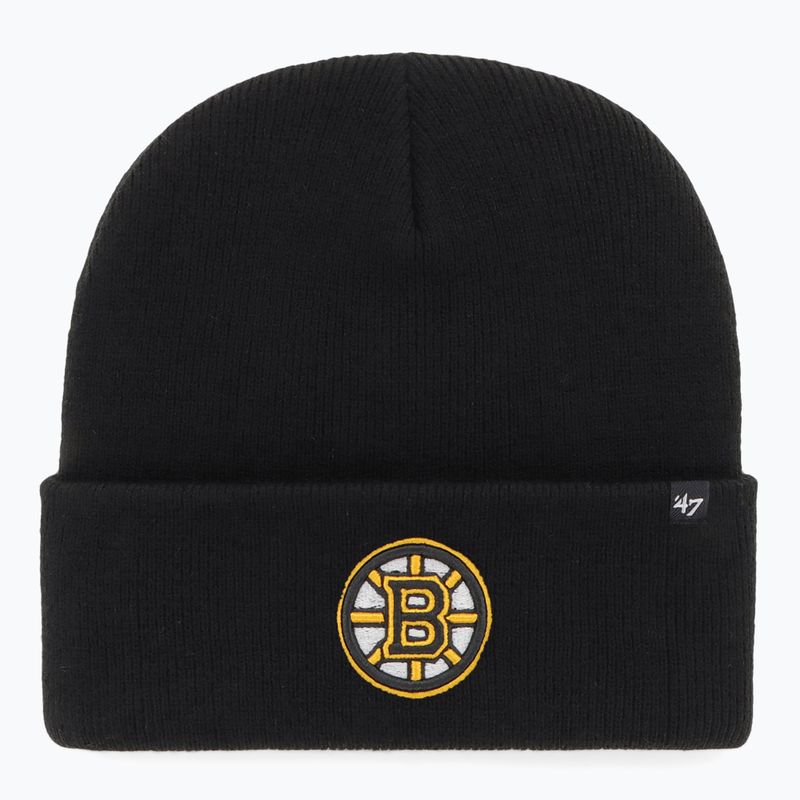 Căciulă de iarnă 47 Brand NHL Boston Bruins Haymaker black
