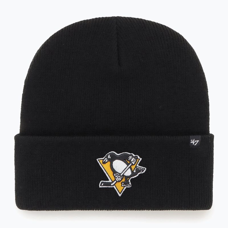 Căciulă de iarnă 47 Brand NHL Pittsburgh Penguins Haymaker black