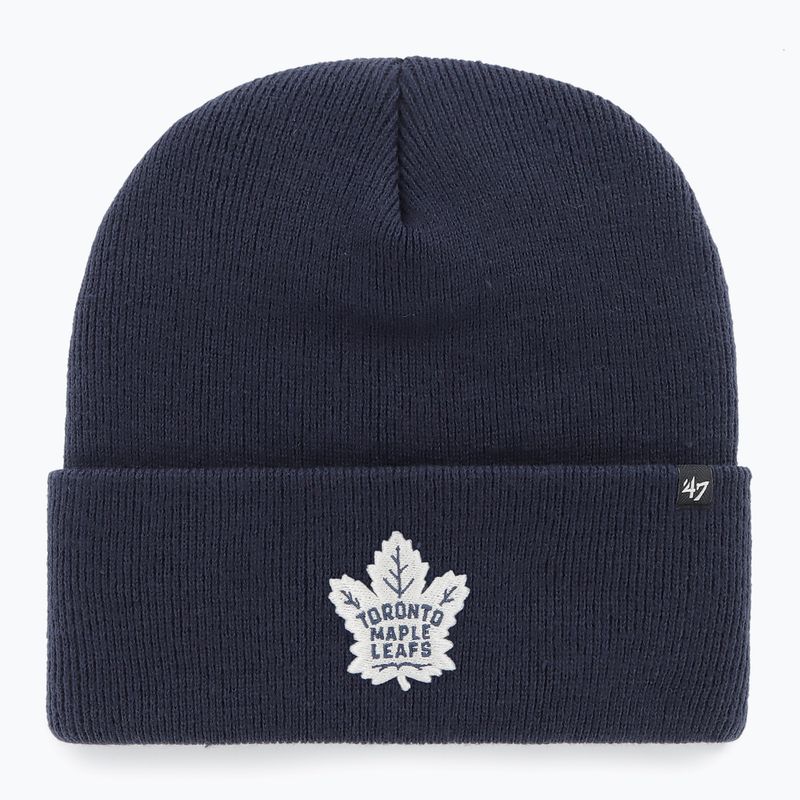 Căciulă de iarnă 47 Brand NHL Toronto Maple Leafs Haymaker light navy