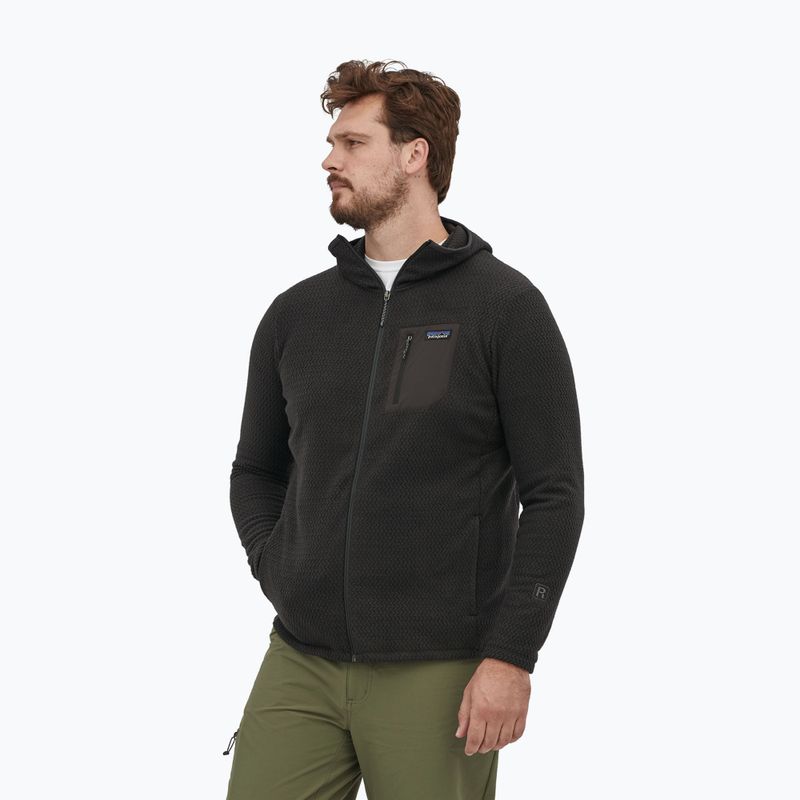 Bărbați Patagonia R1 Air Full-Zip fleece negru