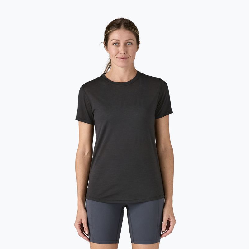 Tricou pentru femei Patagonia Cap Cool Merino Blend black 2