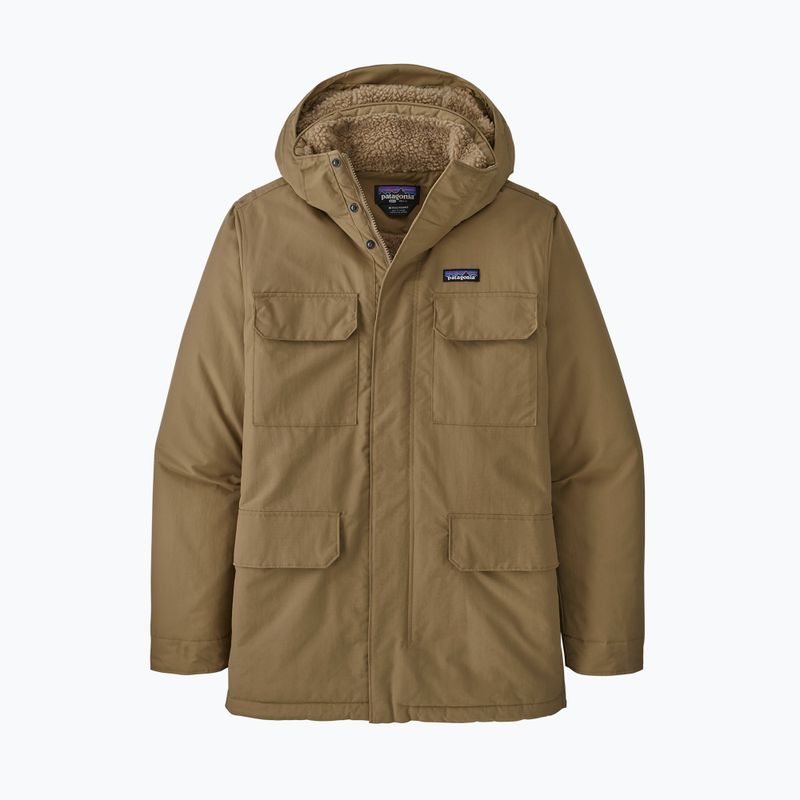 Geacă izolată pentru bărbați Patagonia Isthmus Parka classic tan 10