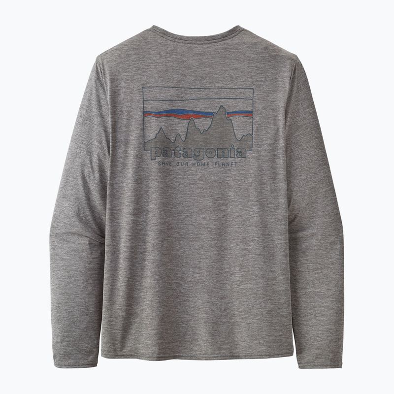 Longsleeve pentru bărbați Patagonia Cap Cool Daily Graphic Shirt 73 skyline/feather grey 4