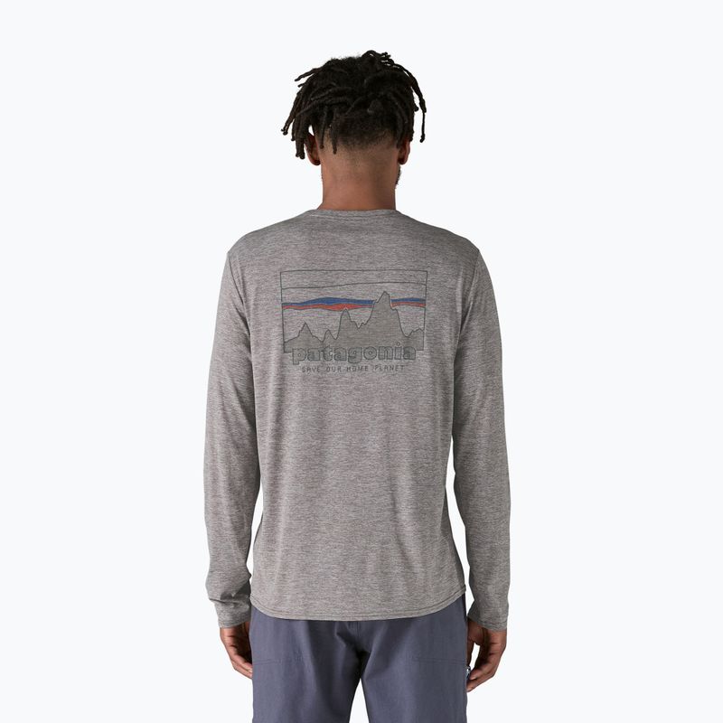 Longsleeve pentru bărbați Patagonia Cap Cool Daily Graphic Shirt 73 skyline/feather grey 5