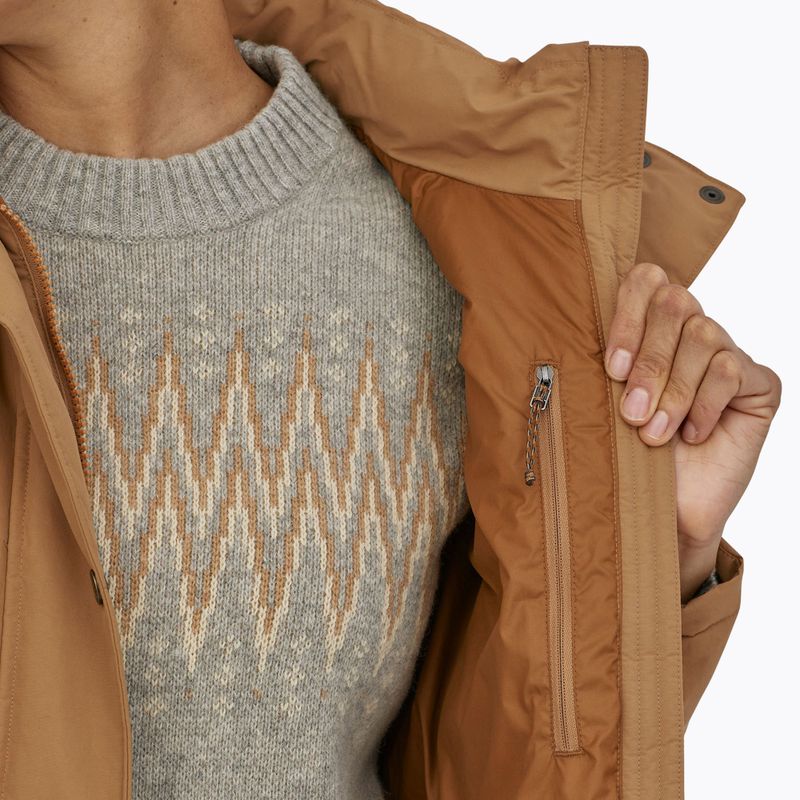 Palton cu puf pentru femei Patagonia Downdrift Parka nest brown 5