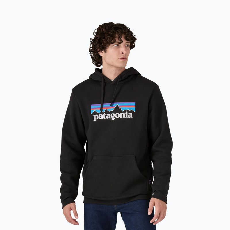 Hanorac Patagonia P-6 Logo Uprisal black