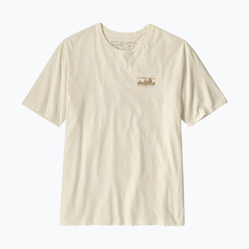 Tricou pentru bărbați  Patagonia '73 Skyline Organic birch white 4