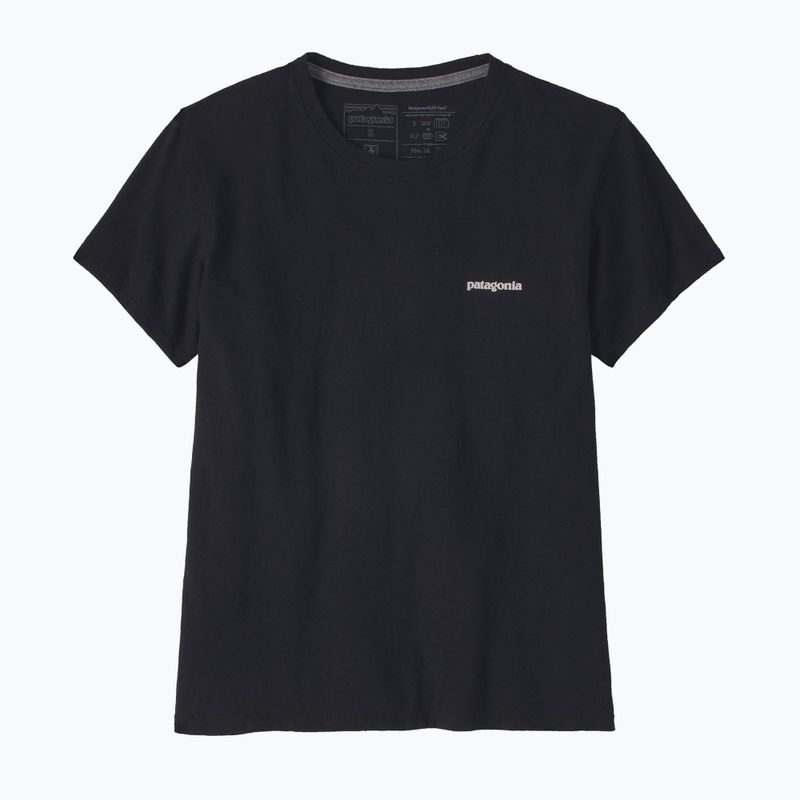 Tricou pentru femei Patagonia P-6 Logo Responsibili-Tee black 3