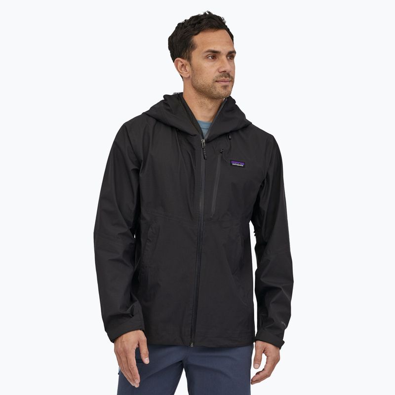 Geacă de ploaie pentru bărbați Patagonia Granite Crest Rain black