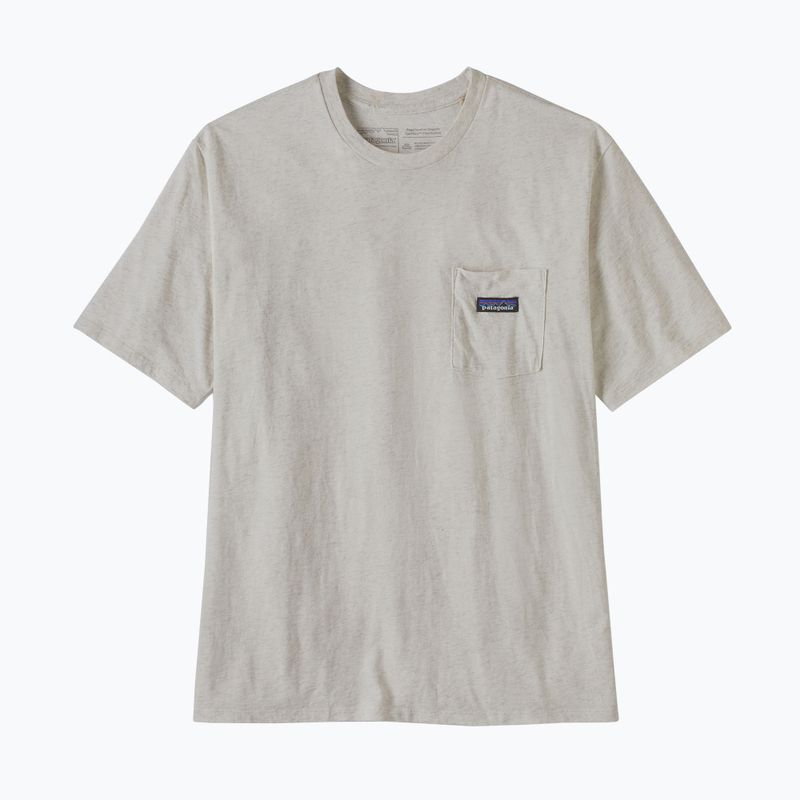 Tricou pentru bărbați Patagonia Daily Pocket Tee birch white 4