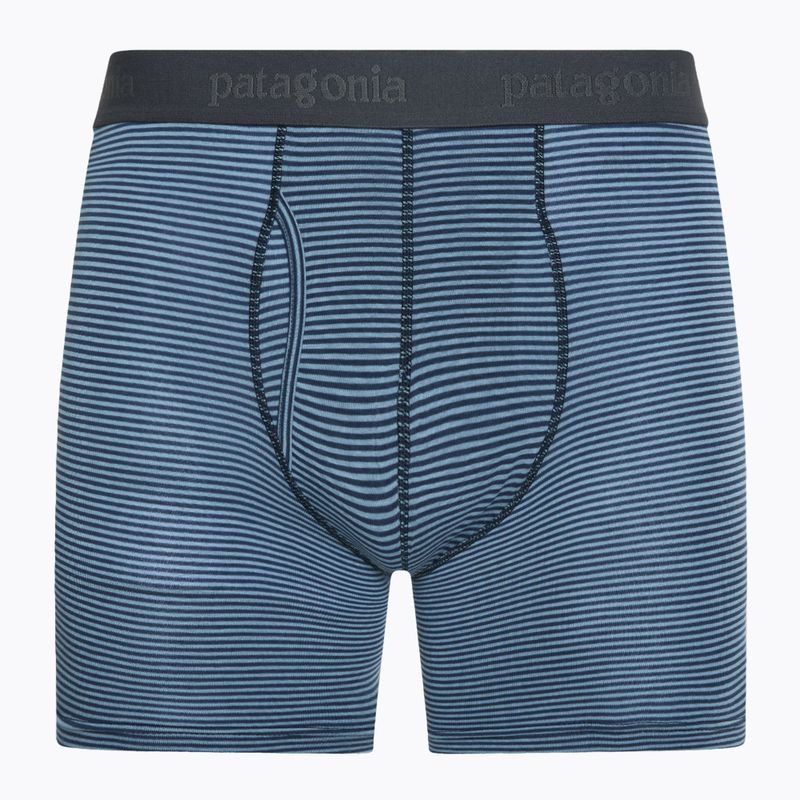 Boxeri pentru bărbați  Patagonia Essential Boxer Briefs 6" fathom stripe/new navy