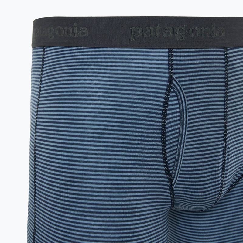 Boxeri pentru bărbați  Patagonia Essential Boxer Briefs 6" fathom stripe/new navy 3