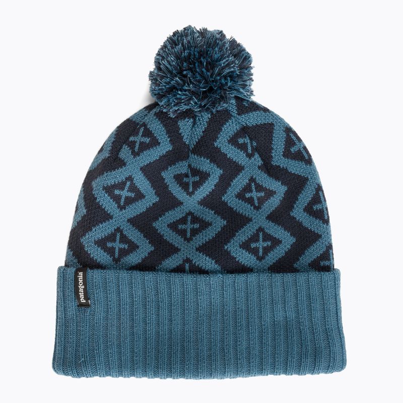Căciulă de iarnă Patagonia Powder Town Beanie perennial pinecone/wavy blue 5