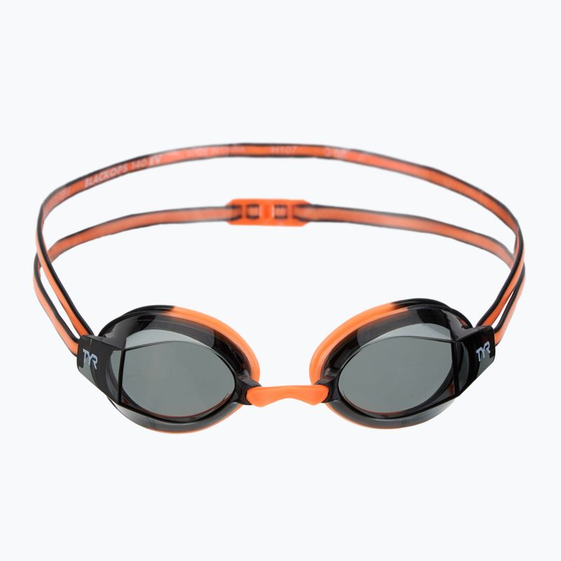Ochelari de înot pentru copii TYR Blackops 140 Ev Racing smoke/orange/black 2