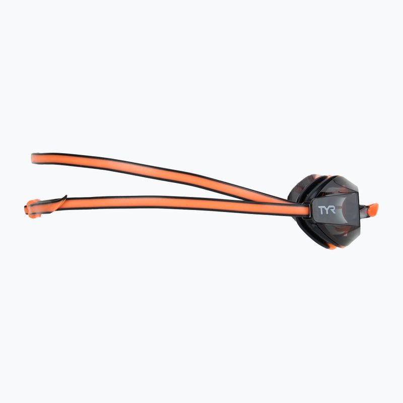 Ochelari de înot pentru copii TYR Blackops 140 Ev Racing smoke/orange/black 3