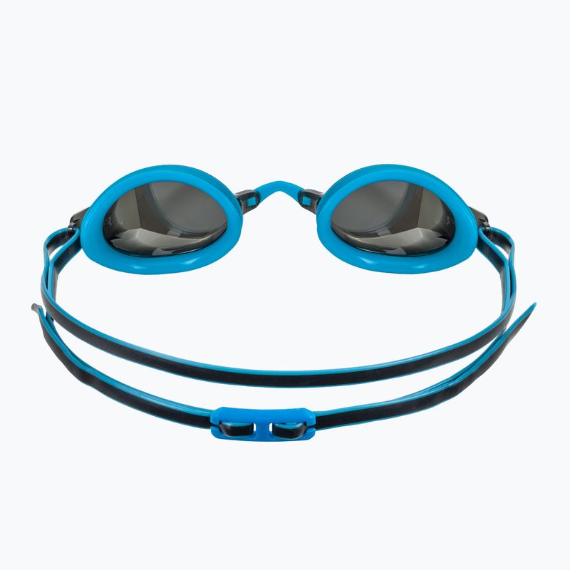 Ochelari de înot pentru copii TYR Blackops 140 Ev Racing Mirrored silver/ blue/ black 4