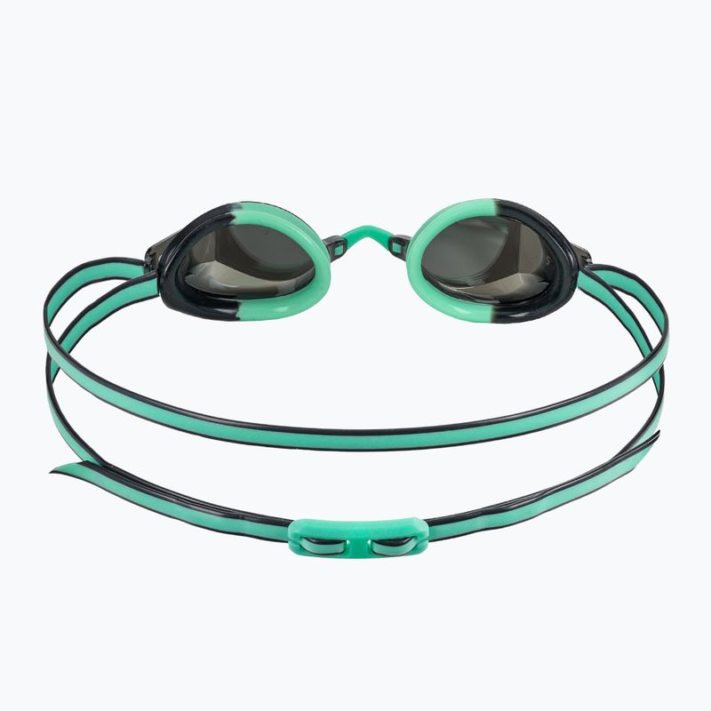 Ochelari de înot pentru femei  TYR Blackops 140 Ev Racing Mirrored silver/ mint/ black 4
