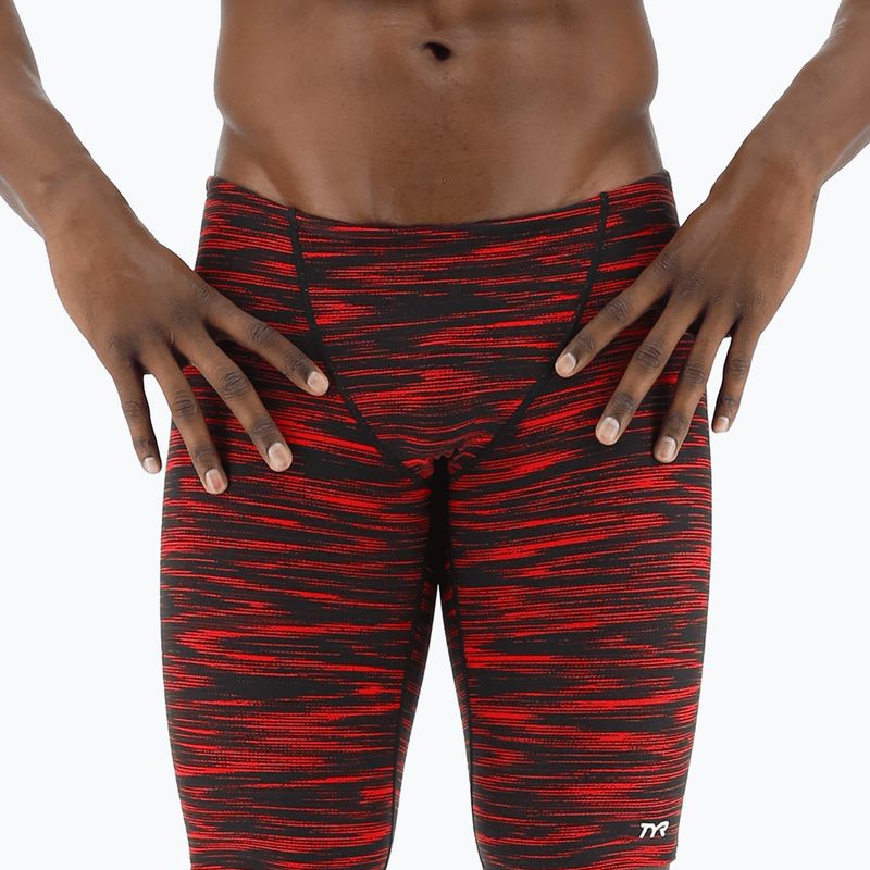 Costume de baie pentru bărbați TYR Fizzy Jammer roșu și negru SFIZ_610_30 4