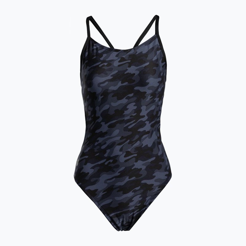 Costum de baie o singură piesă pentru femei Midnight Camo Cutoutfit albastru marin CMCM_401_28