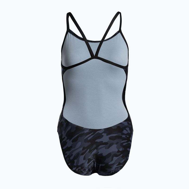 Costum de baie o singură piesă pentru femei Midnight Camo Cutoutfit albastru marin CMCM_401_28 2