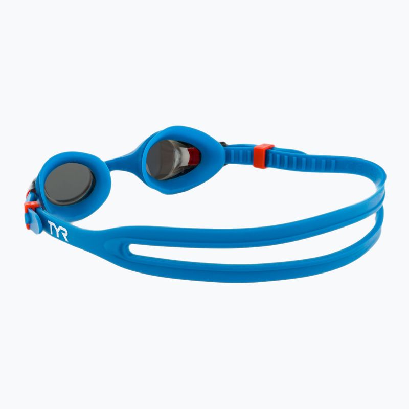 Ochelari de înot pentru copii TYR Swimple Metallized silver/blue 4