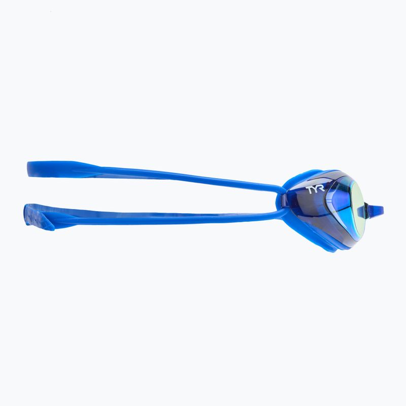 Ochelari de înot  TYR Blackhawk Racing Mirrored gold/ royal