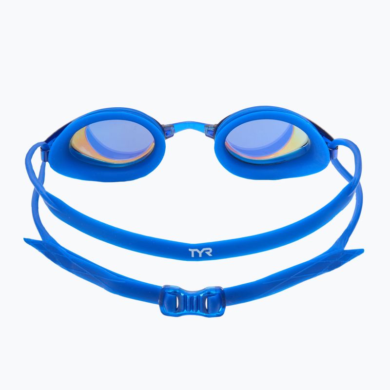 Ochelari de înot  TYR Blackhawk Racing Mirrored gold/ royal