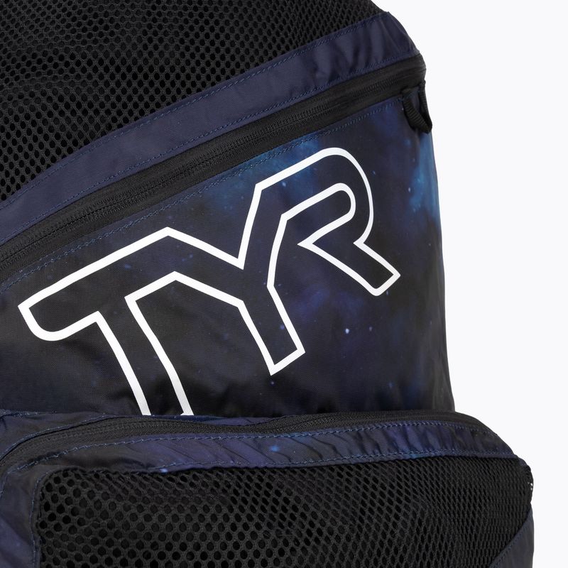 Sac de înot TYR Elite Team Mesh 40 l blue/teal/green 4