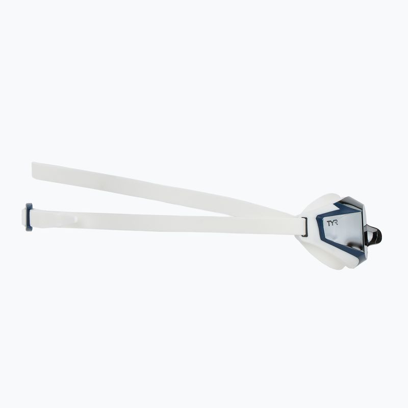Ochelari de înot TYR Stealth-X Performance Mirrored silver/ white/ white 3