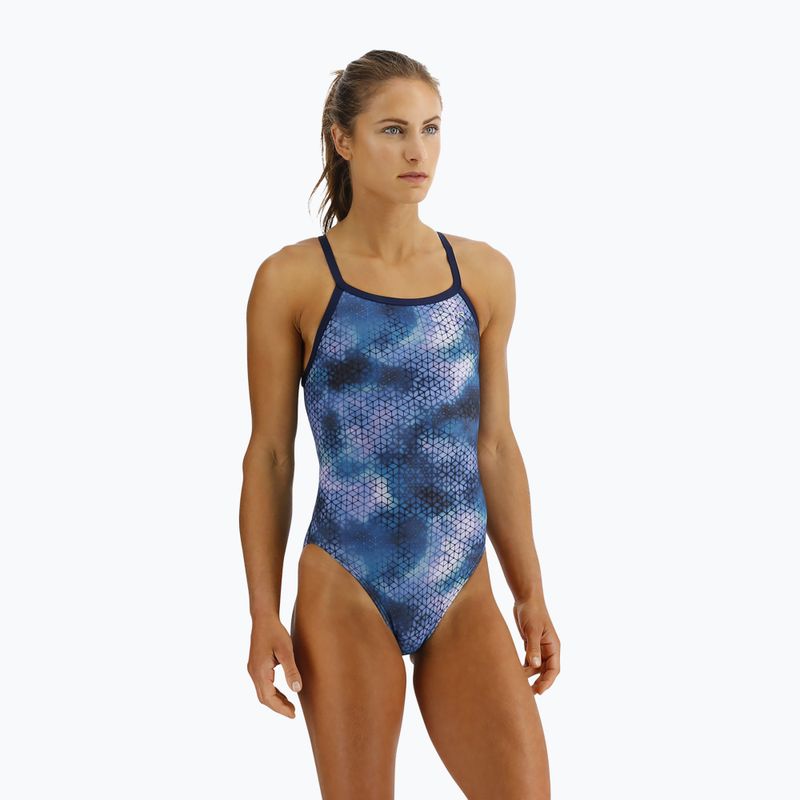 TYR Starhex Diamondfit costum albastru de gheață