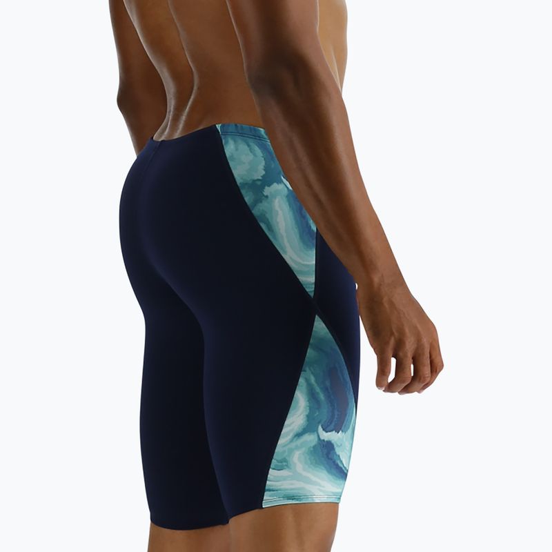 Costume de baie pentru bărbați TYR Mezio Blade teal/multi 8